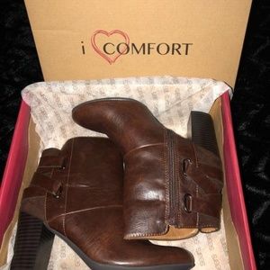 LEATHER & SUEDE ANKLE BOOTIES ( I ❤ COMFORT)